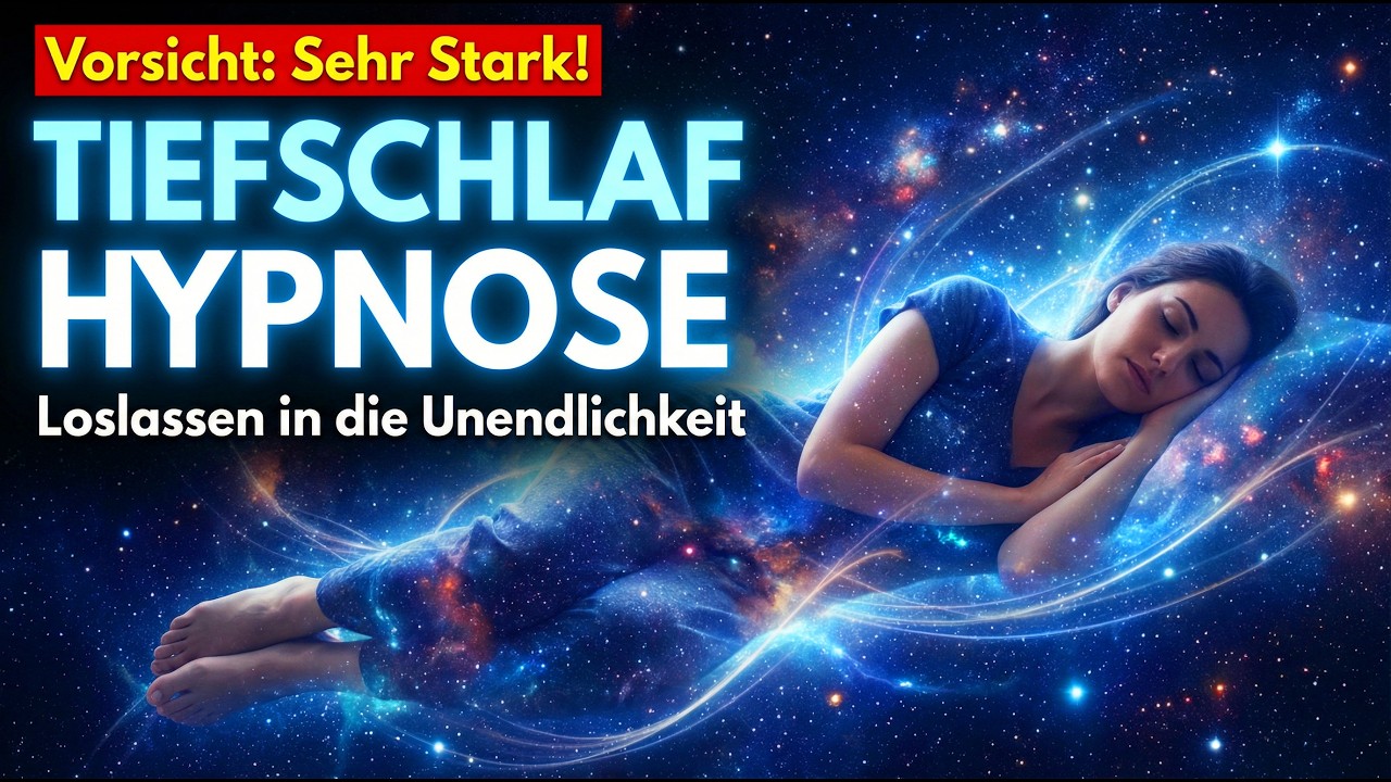 ✨ Tiefschlaf Hypnose 😴 Loslassen in die Unendlichkeit (Vorsicht: Sehr Stark!)