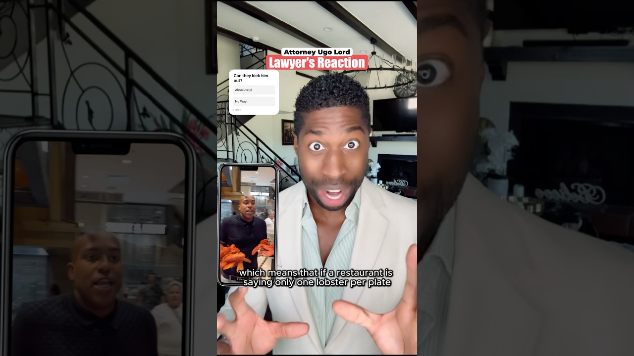 Influencer Throws Away Many Lobsters at an All-You-Can-Eat Buffet! Legal? Attorney Ugo Lord reacts!