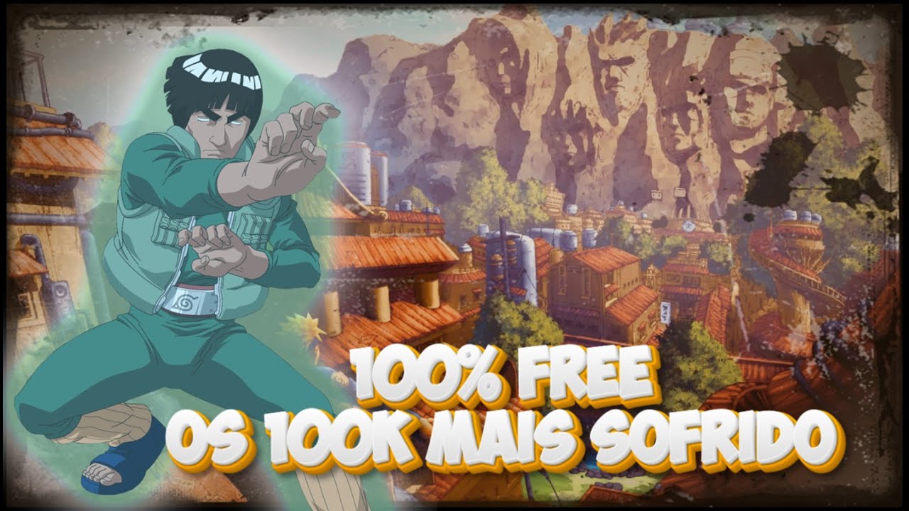 SERIE 100% FREE EPS24: FINALMENTE CHEGAMOS AOS 100K DE FORÇA #NARUTOONLINE