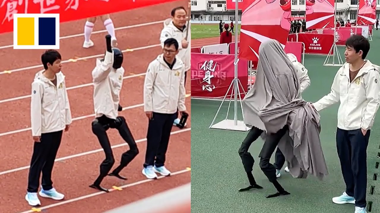 ‘Grandma Robot’ steals spotlight at Peking University sports day