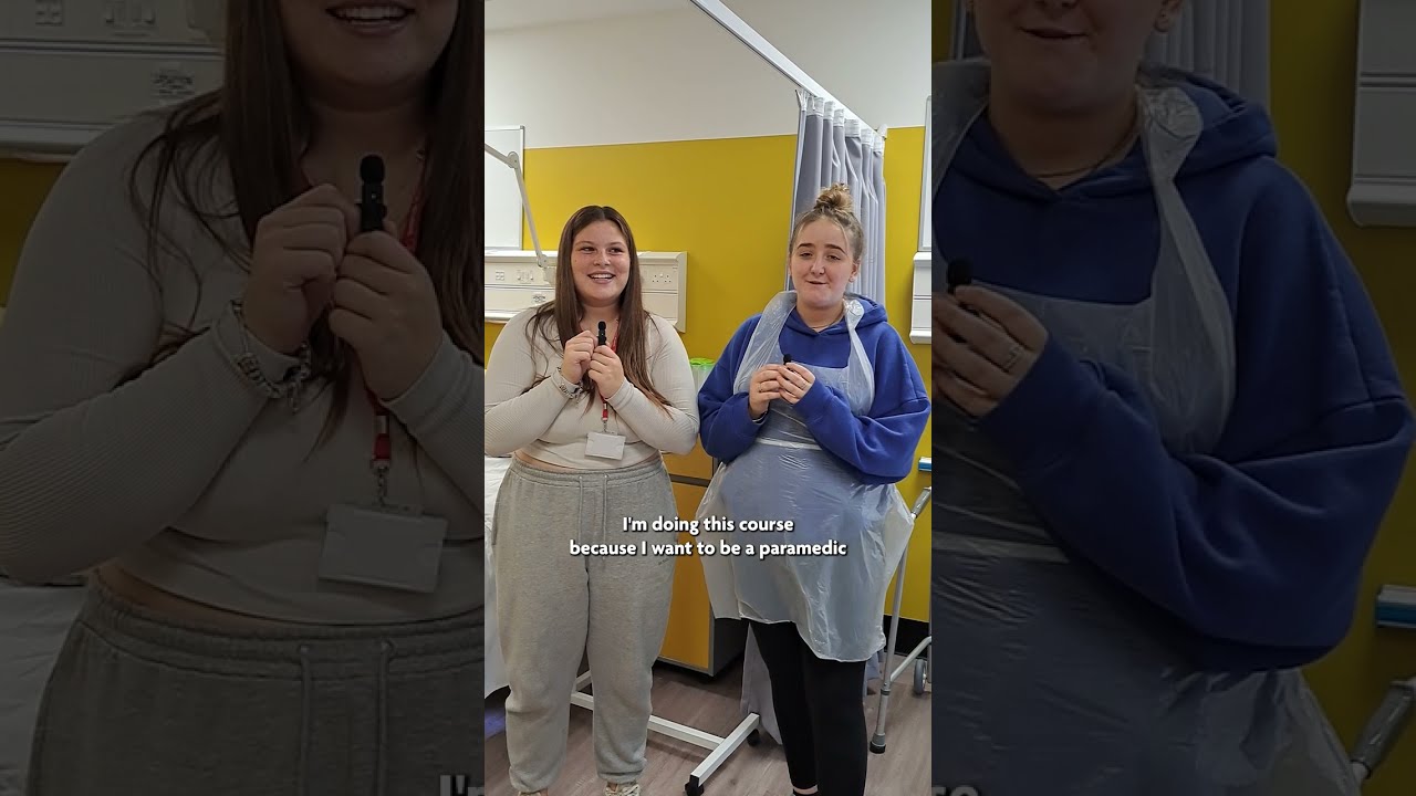 T Level Health Students Show Their Skills