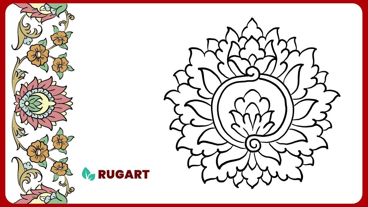How to Draw the Iconic Shah Abbasi Flower | A Persian Art Masterclass