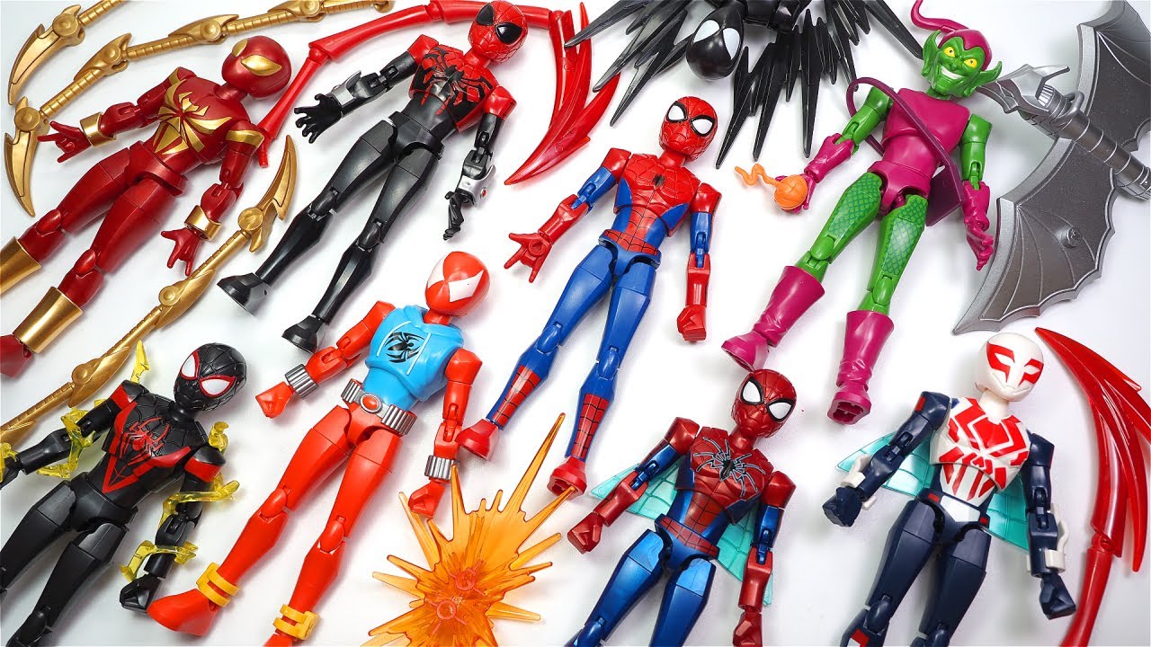 Spider-Man Figures Speed Build | Spider-verse | KEEPPLEY Spider-Man Vol. 1 | Spider-Man Stop Motion