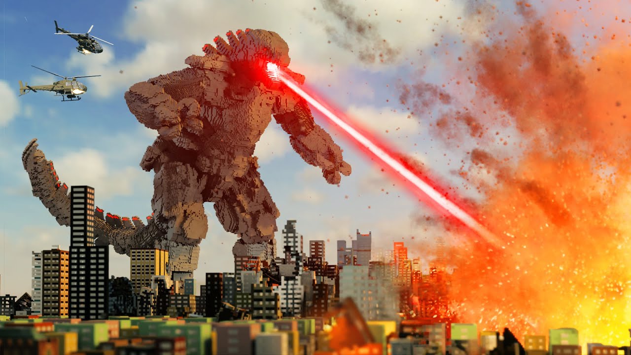 Realistic MechaGodzilla Destruction 😱 Teardown