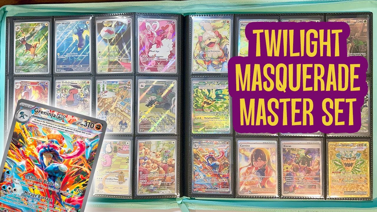 Pokemon Twilight Masquerade Complete Master Set - 373 Cards + Promos