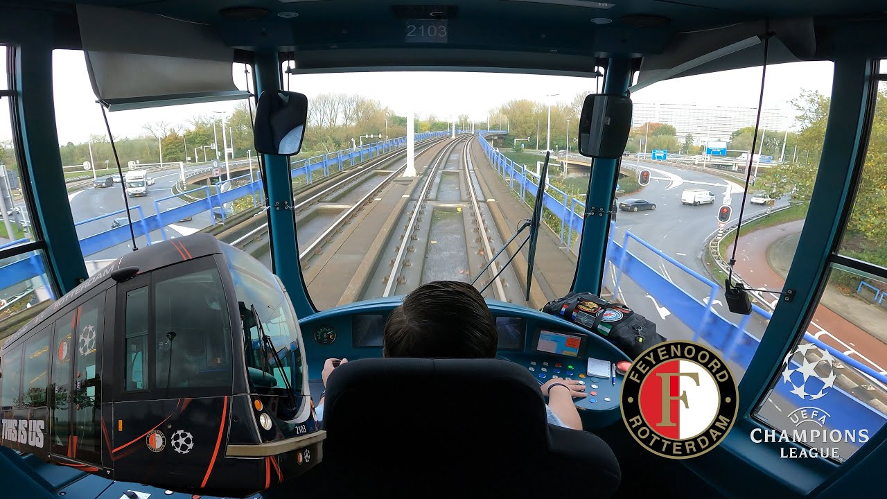 Feyenoordtram! | Cabinerit Lijn 25 Carnisselande - Schiebroek | RET Citadis 2103