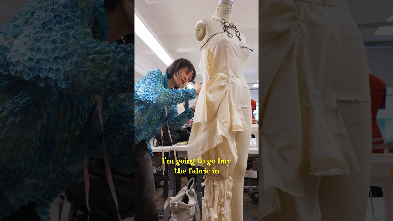Redoing my term garment design (fashion school in nyc)