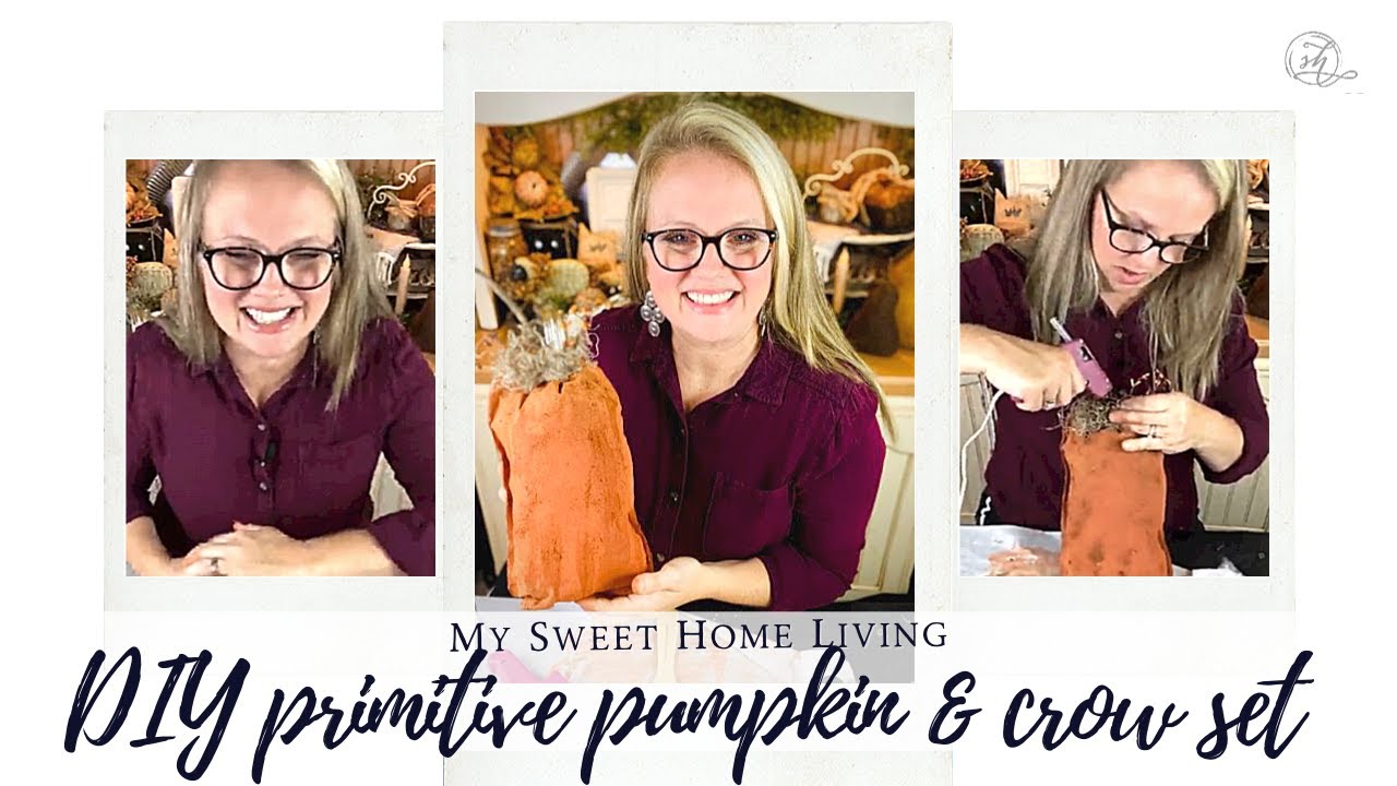 DIY Primitive Pumpkin & Crow Set (Part 1)