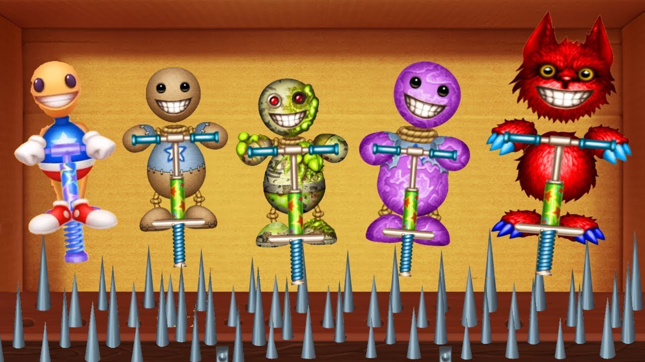 5 Buddy Jump Pogo Stick in Spines | Kick the Buddy 2: Forever