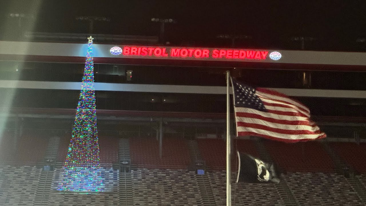 Bristol Motor Speedway in Lights Drivethough