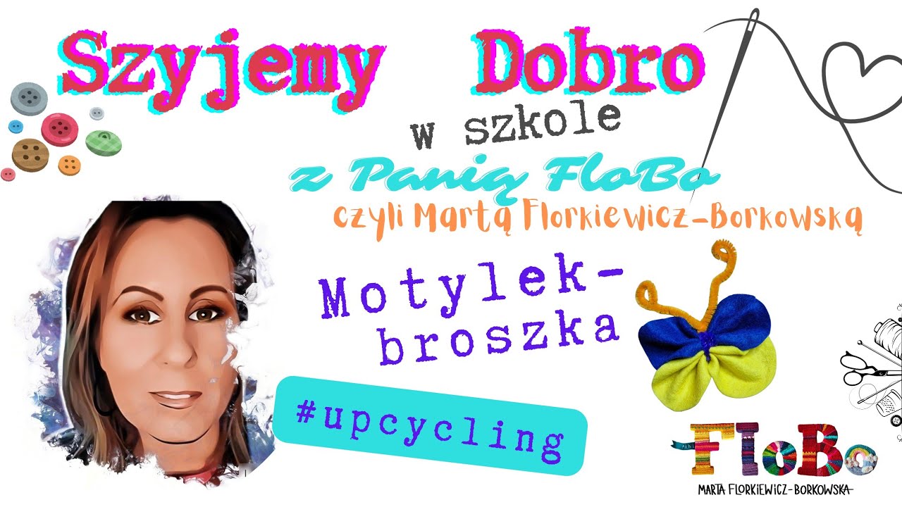Motylek - broszka bez użycia igły I nitki - mini #PożeraczSmutk&oacute;w #diy