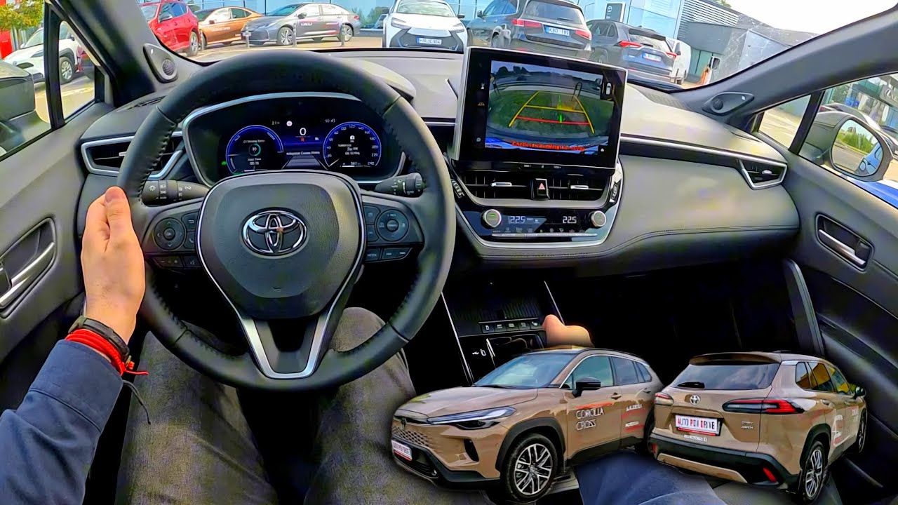 2026 Toyota Corolla Cross [ Luxury AWD 2.0 HEV 180hp ] POV Test Drive | Consumption info (part 2)