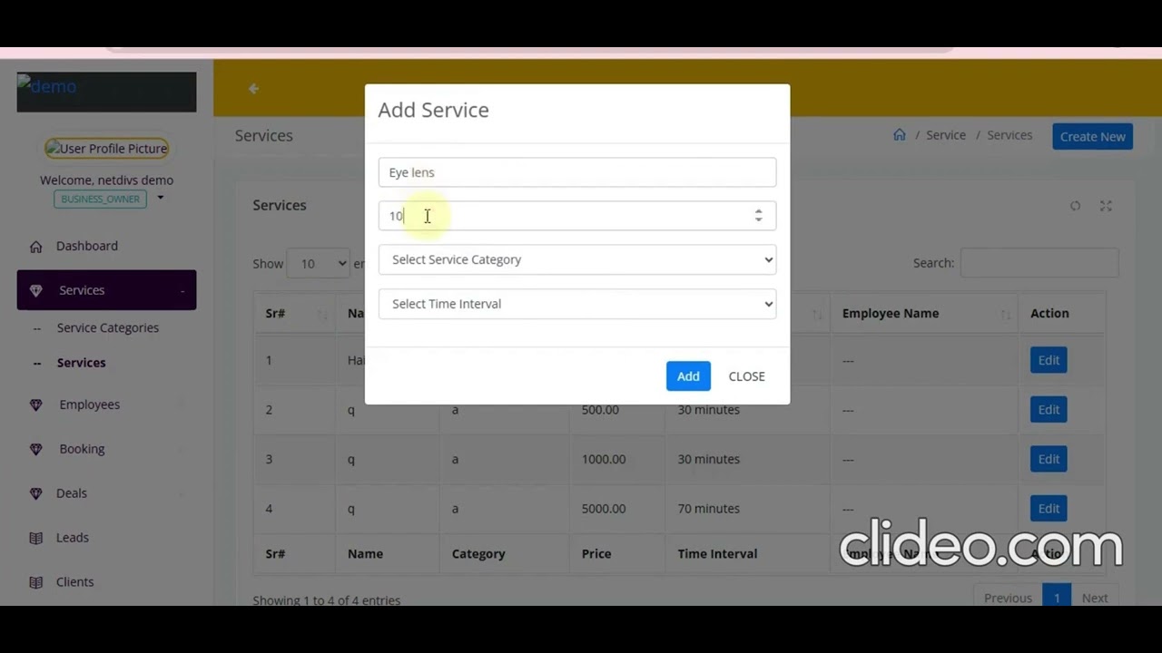 How to Add Service in Salon Management System | NetDivs Solutions