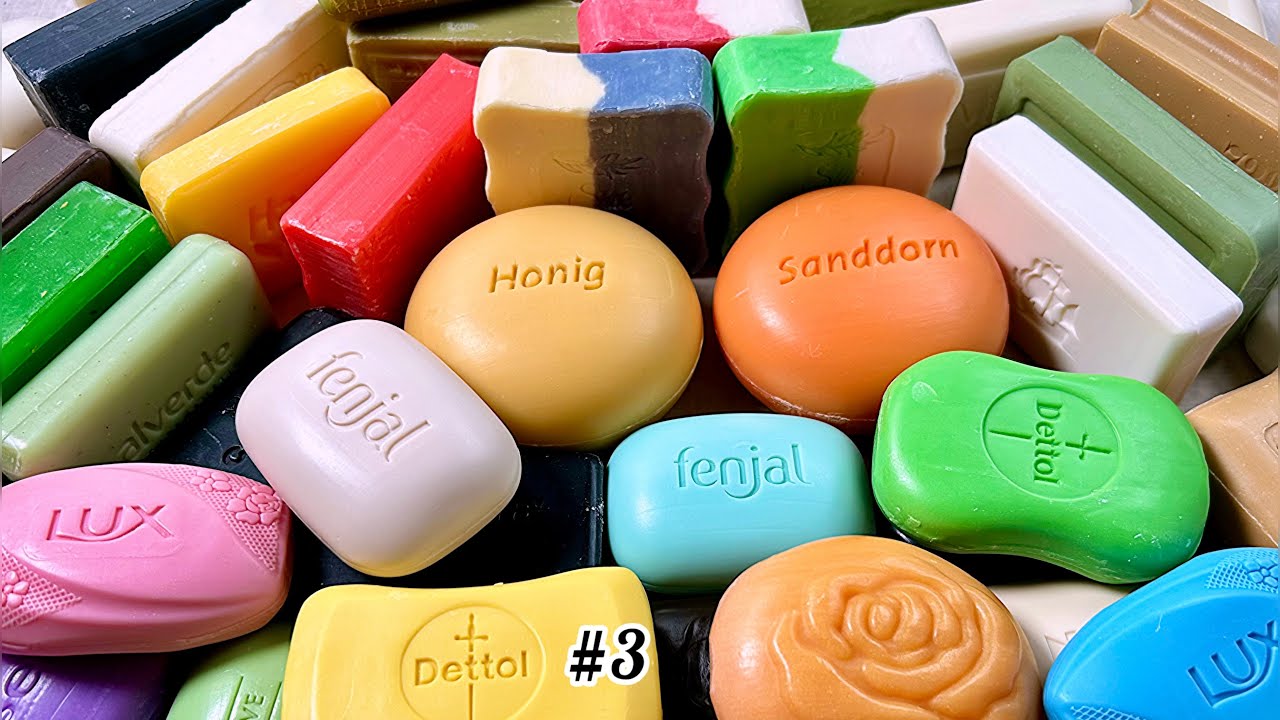 ASMR soap cutting 💛 Резка мыла АСМР