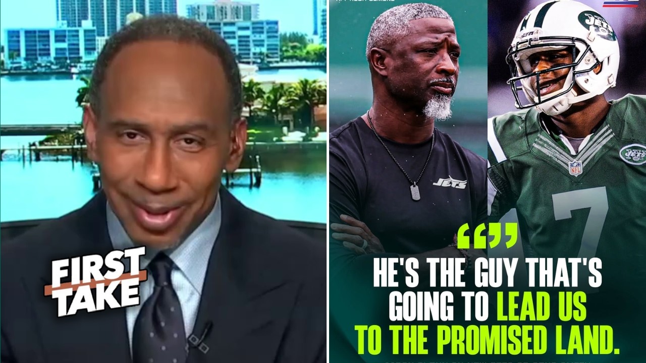 FIRST TAKE | Stephen A. Smith blasts Aaron Glenn says Geno Smith would lead Jets to 
