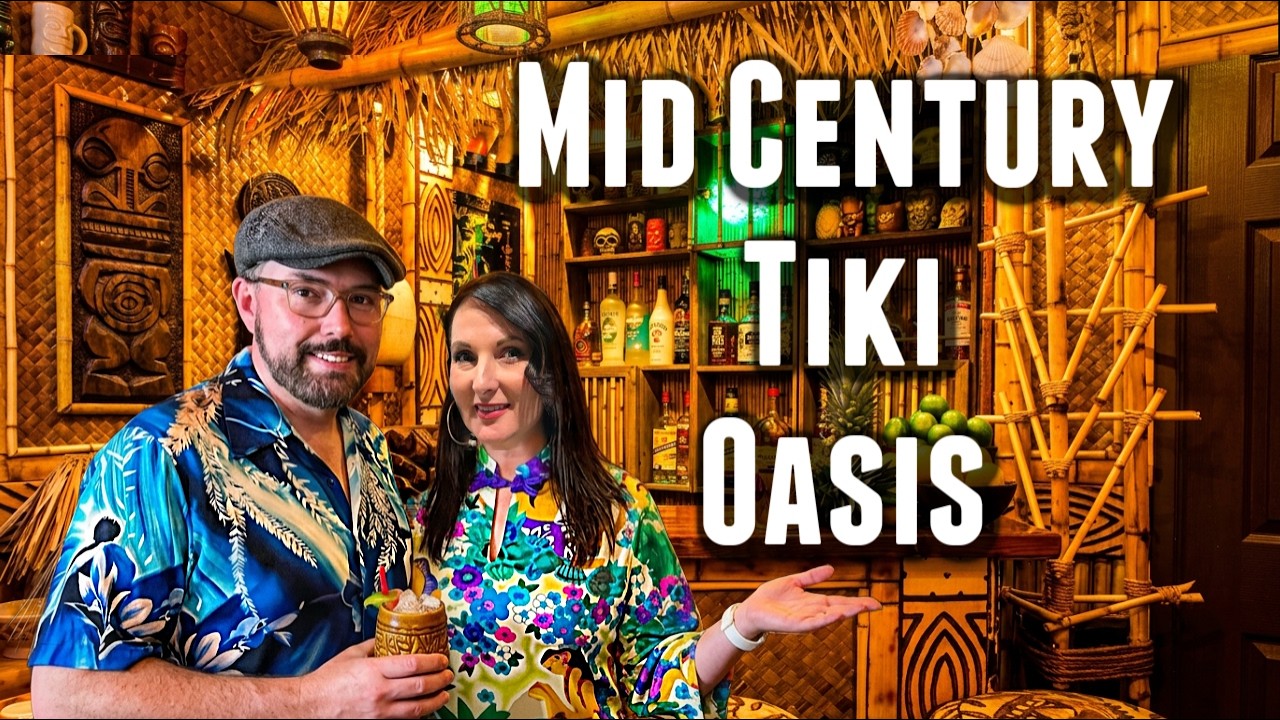 Legendary Home Tiki Bar Tour [The Desert Oasis Room] Bar Walk-through Culture