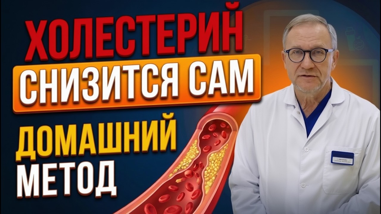 Бесплатный способ остановить АТЕРОСКЛЕРОЗ. Всего 5 минут в день.