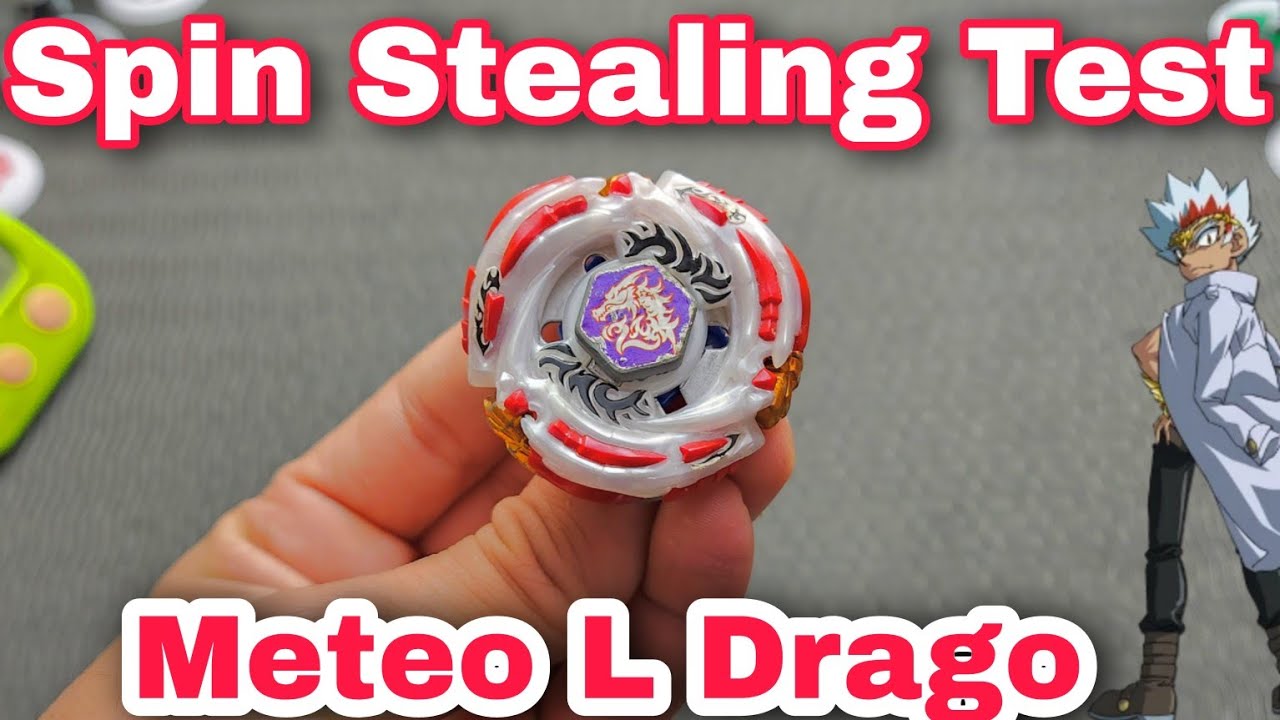 Meteo L Drago Beyblade Review And Spin Stealing Test | How much spin Steal