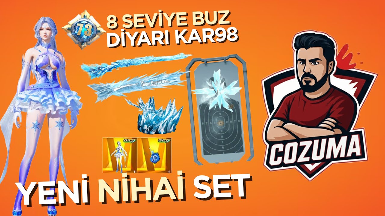 8 SEVİYE BUZ DİYARI KAR98 VE NİHAİ SET GELDİ !! TALİHSİZ GAMEPLAY!! PUBG MOBİLE @pubgbafi