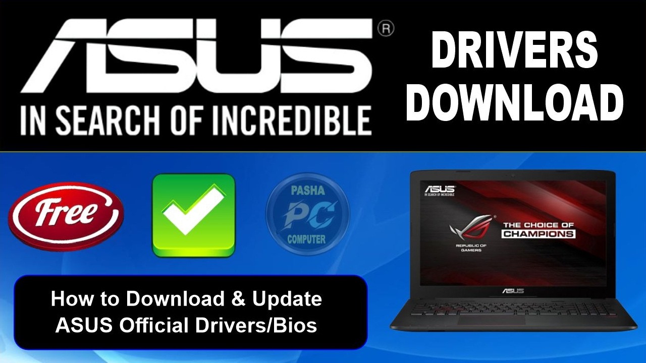 How to Download ASUS Drivers | How to Download ASUS Bios | Update Bios & Drivers