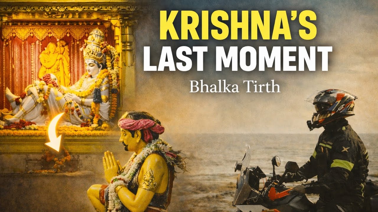 I Didn’t Know This Ride Would End at Krishna’s Final Place | Bhalka Tirth
