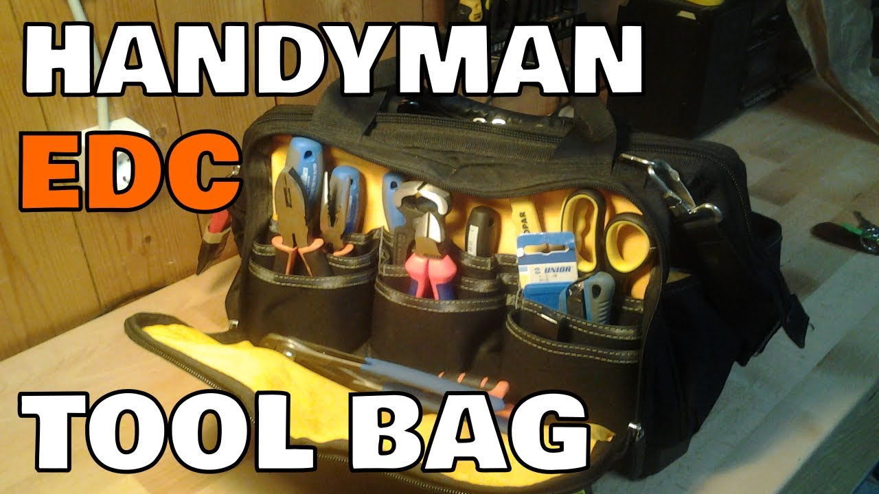 Handyman TOOL BAG SETUP | What is in my tool bag