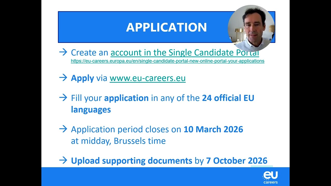 EU Careers Tutorial AD5 Graduates