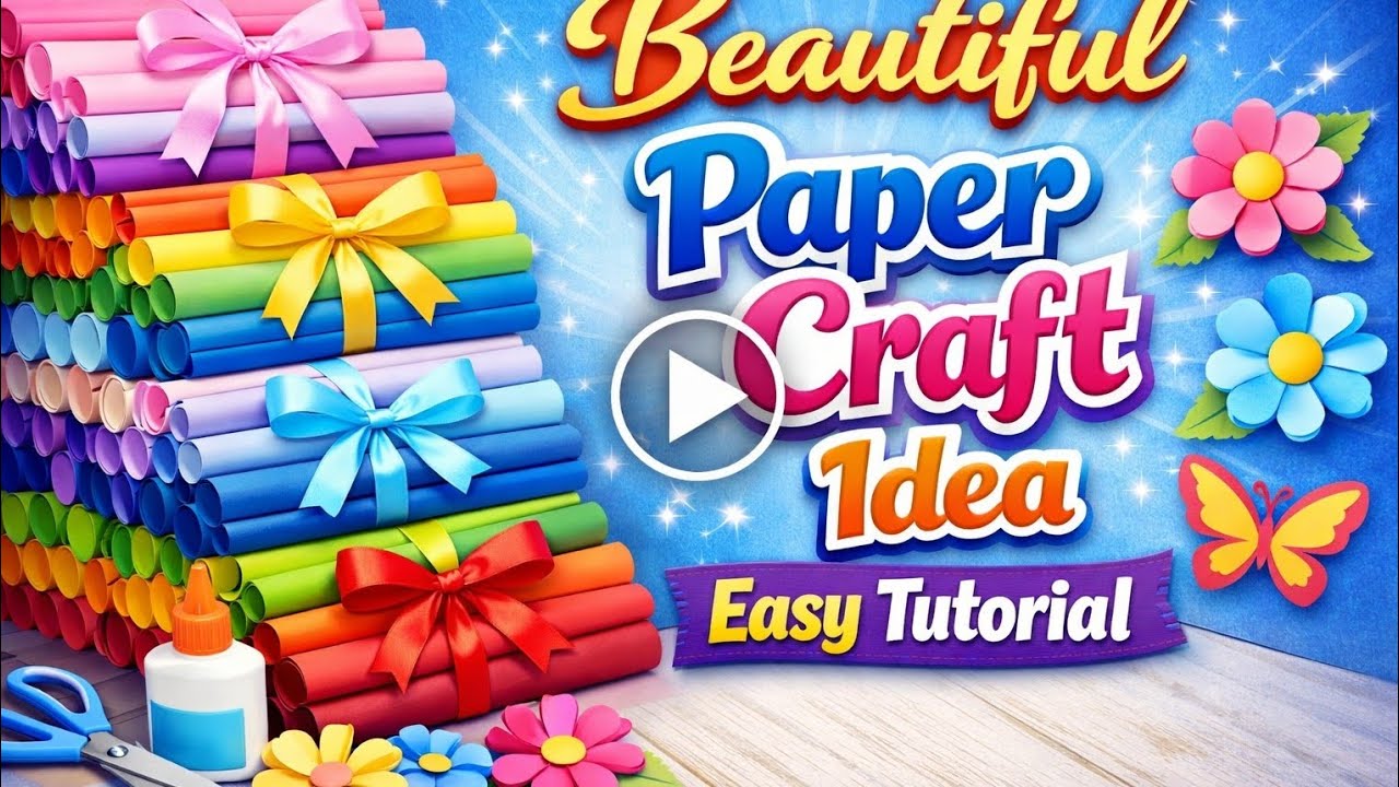 Creative Paper Box Idea | Easy Craft for Beginners