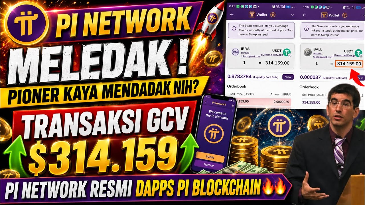 PI NETWORK EXPLODES - PIONEERS GETTING RICH OVERNIGHT? IS GCV PI NETWORK TRANSACTION OFFICIAL ON ...