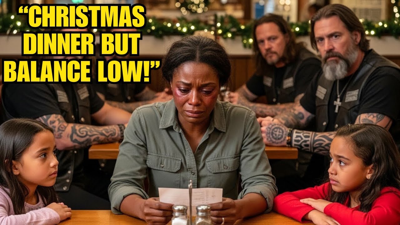 Poor Mom Takes Twins to Eat With $20 on Christmas Eve, Then Hells Angel Walks In And Stuns All…