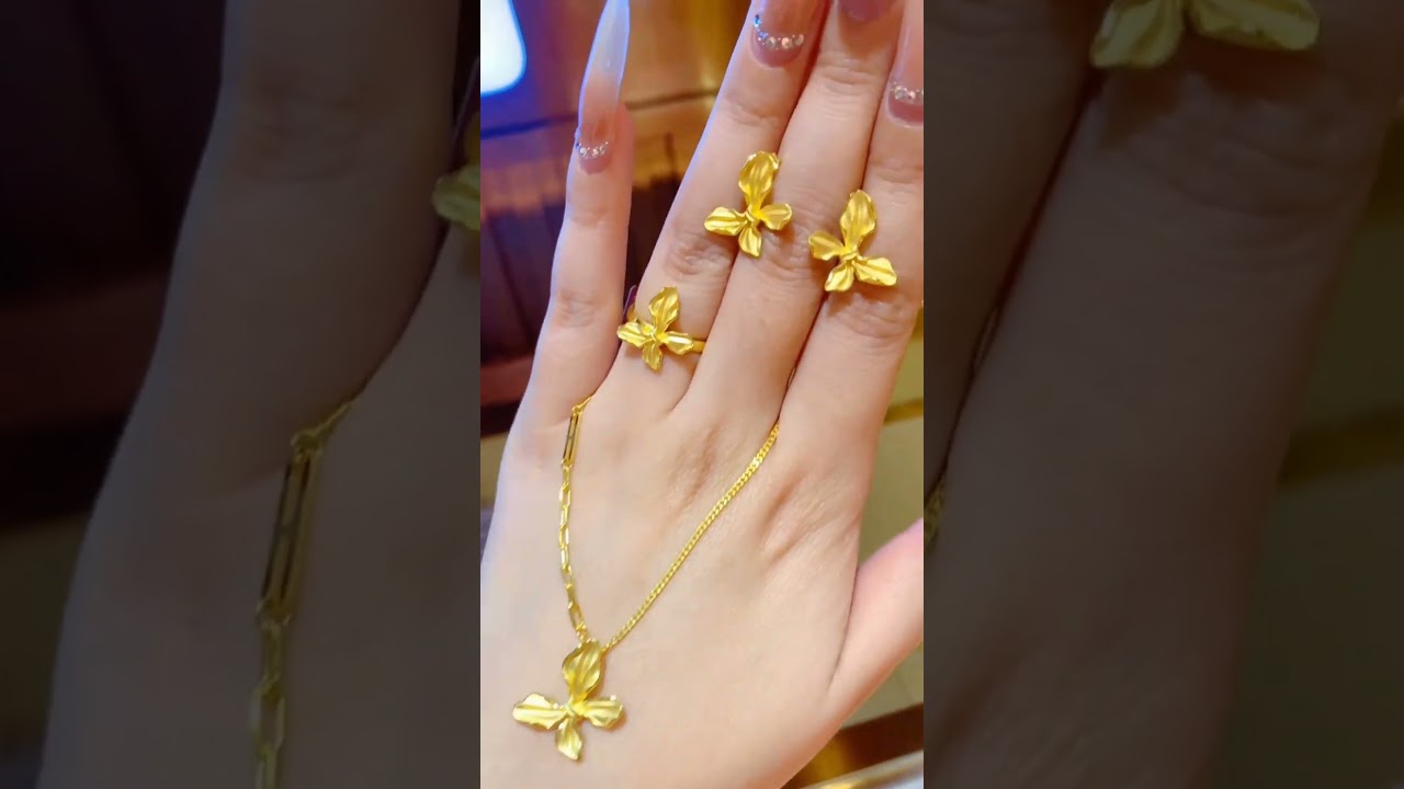 Most demanding Gold jewelry set 💛✨#necklace #jewellery