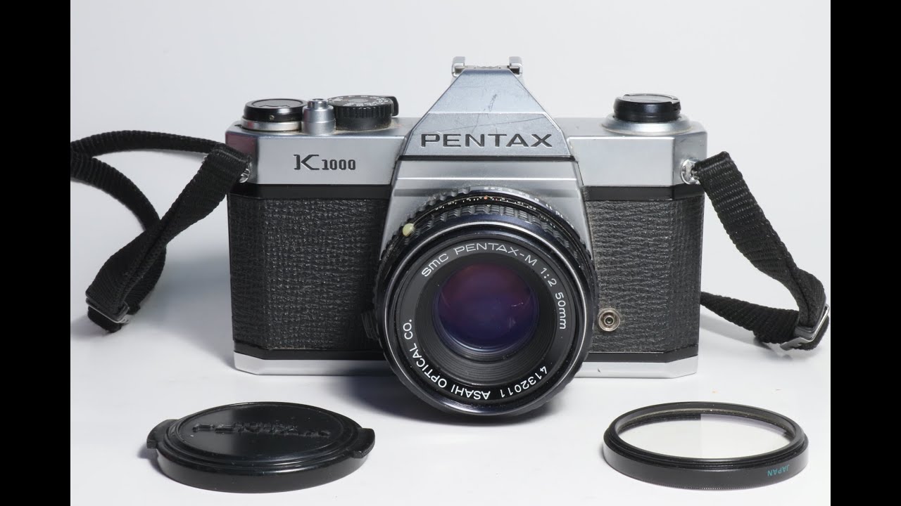 Pentax K1000 35mm Film SLR Camera with 50mm Pentax-M F/2 Lens