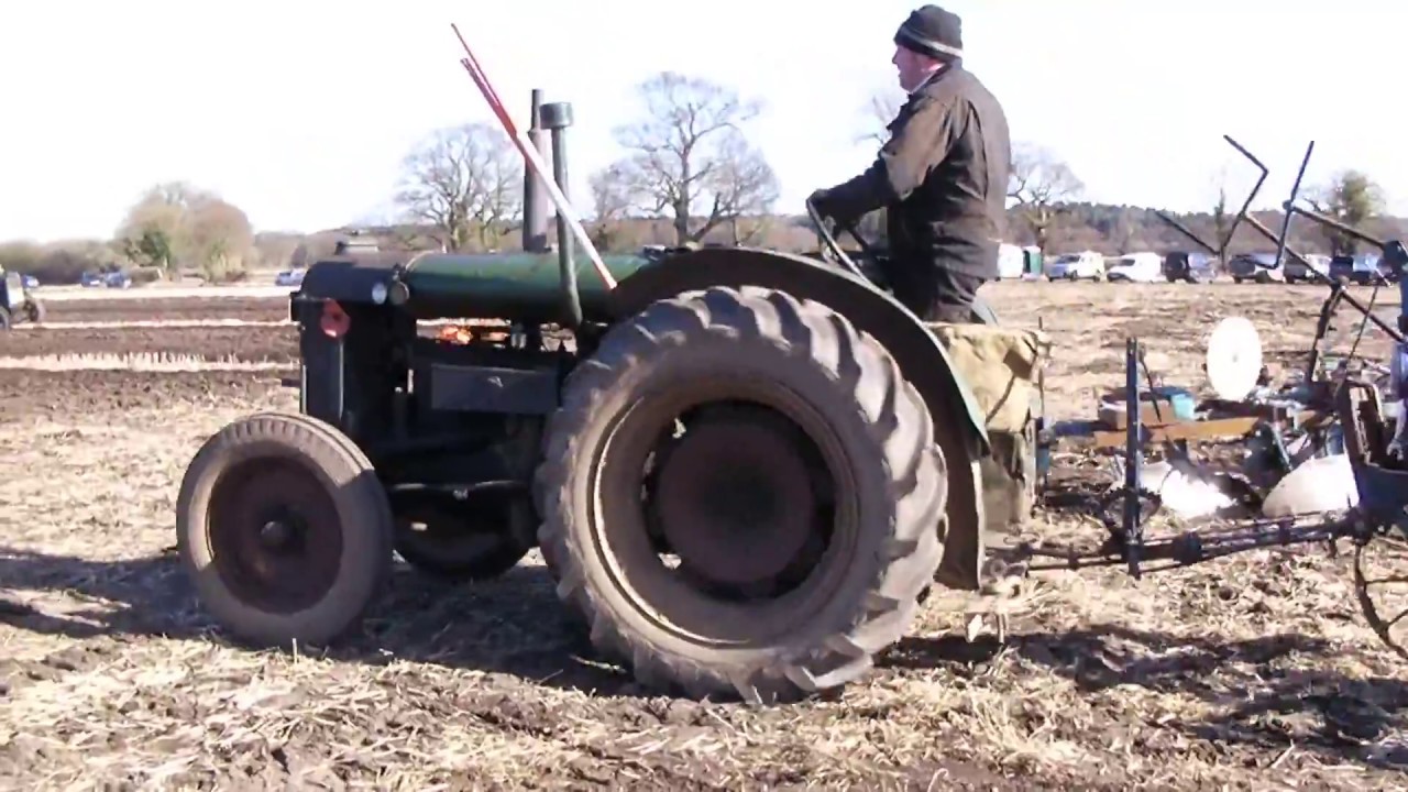 1945 Fordson Model N 4.4 Petrol Tractor With Ransomes Plough