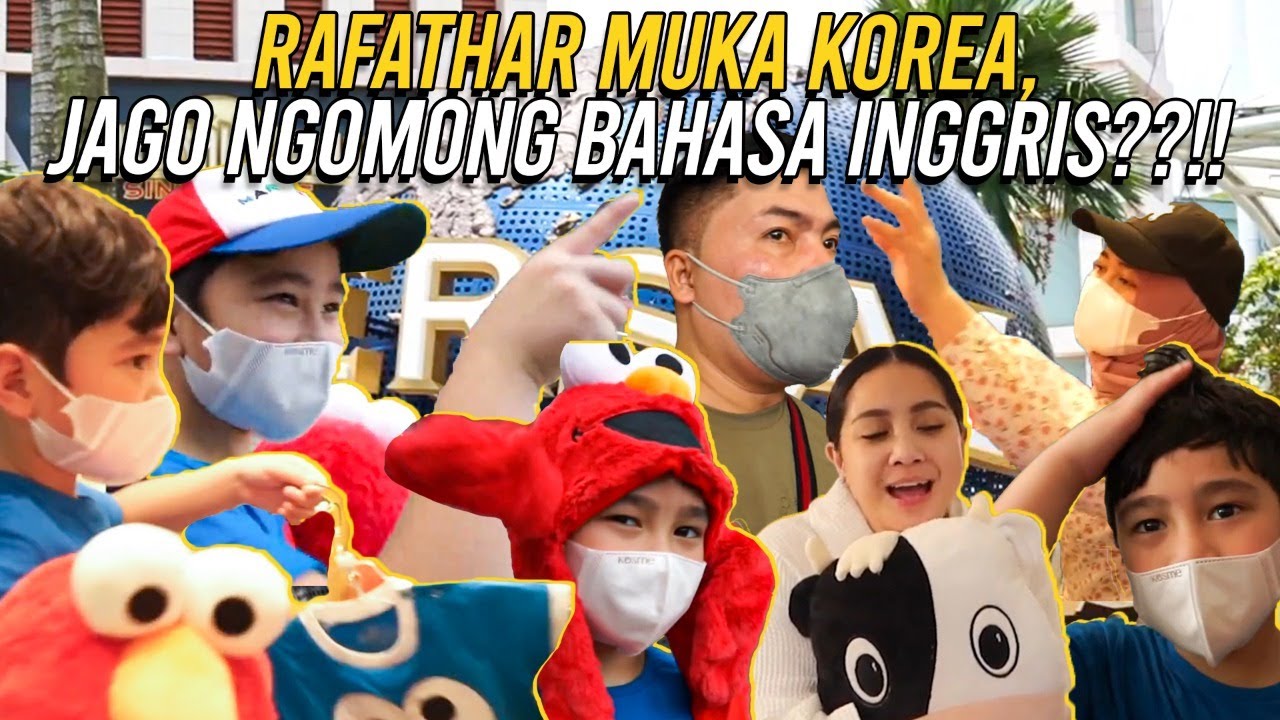 RAFATHAR NGEBORONG HABIS!NGOSONGIN TOKO DI UNIVERSAL STUDIO, MERRY LALA ANGKAT TANGAN ....