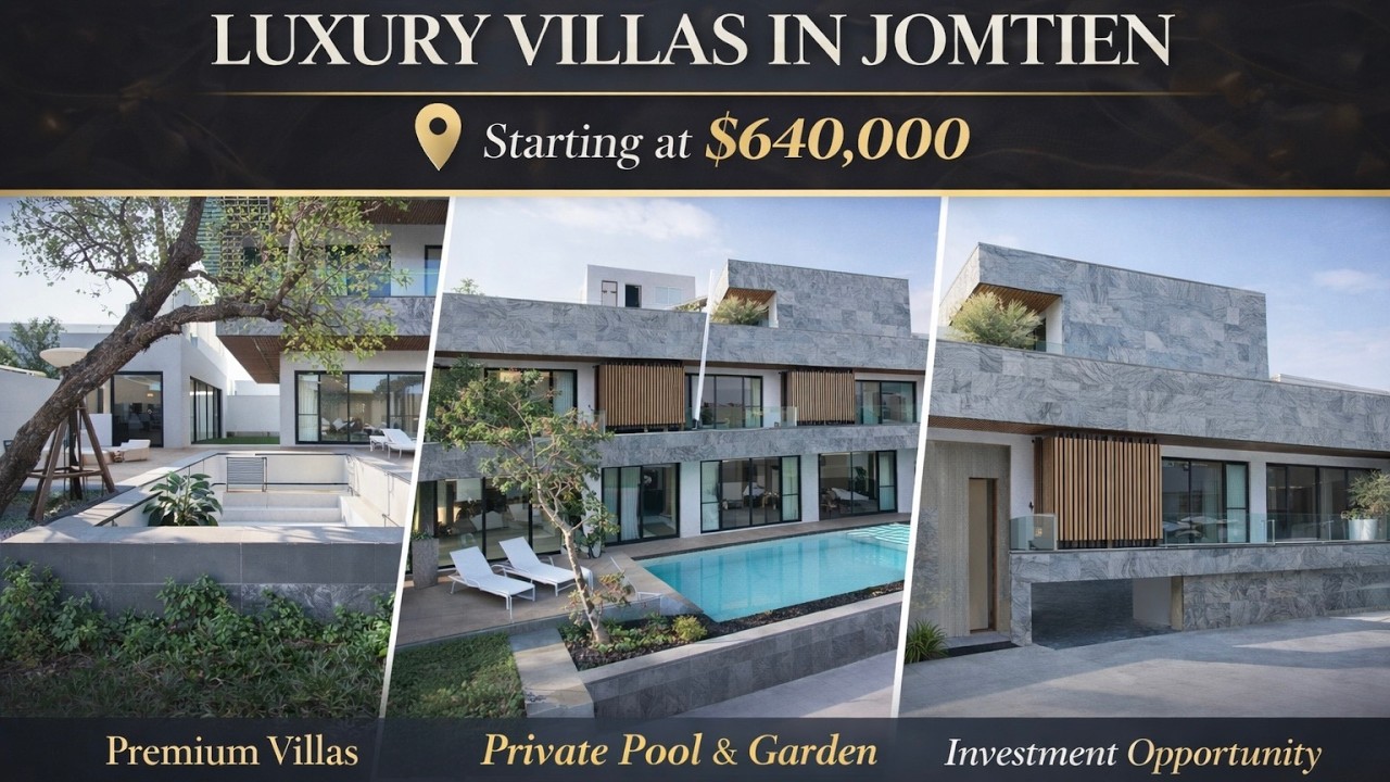 837 Sq.m. Mega Luxury Villa Pattaya Jomtien | บ้านหรูขนาดใหญ่พิเศษ ทำเลนาจอมเทียน พัทยา