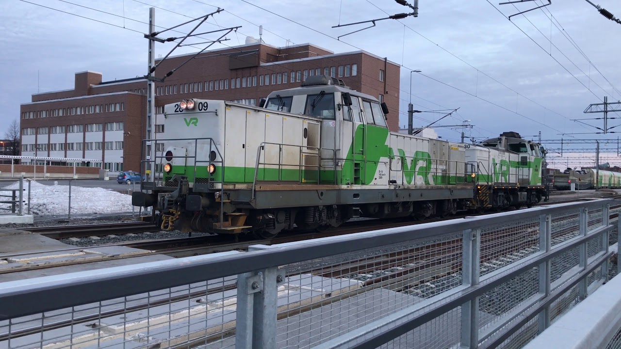 Pielstick diesel and ABB-Strömberg GTO VVVF sound! - VR Dr16 diesel locomotive