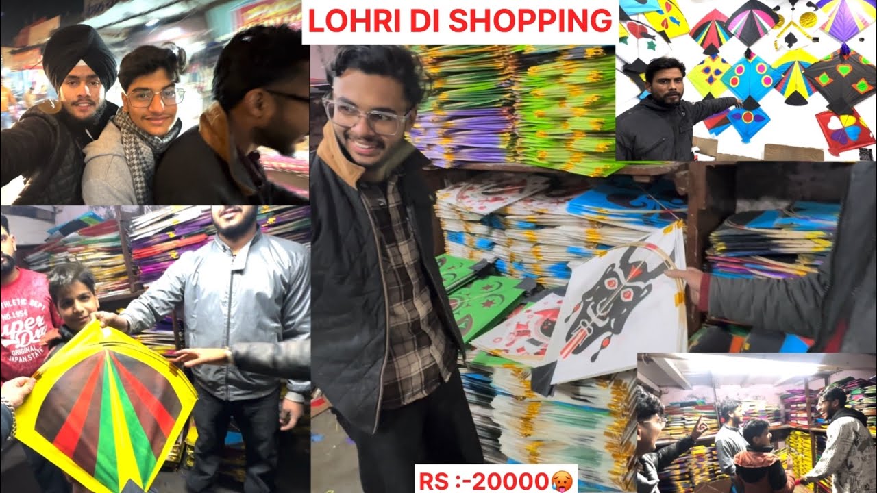 LOHRI DI SHOPPING❤️‍🔥WORTH RS:-20000🥵🥶GONEWRONG😂🪁