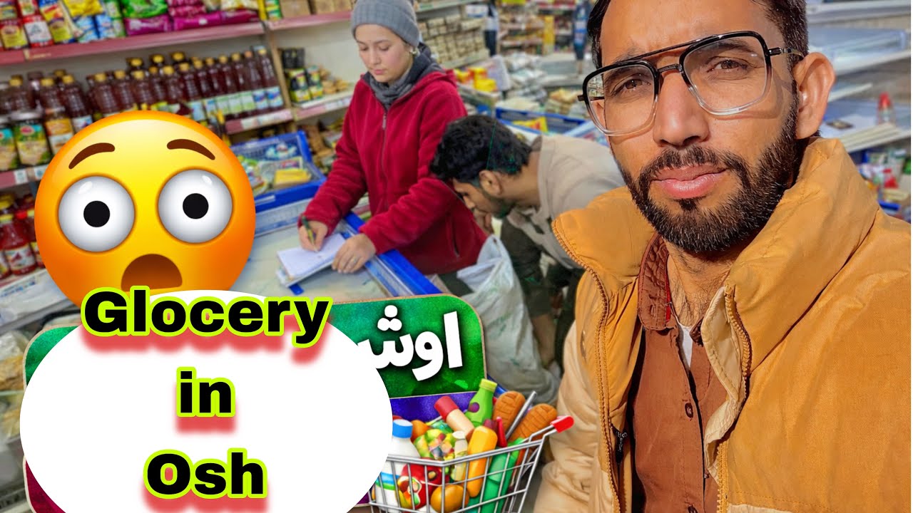 Full Grocery Shopping from Osh Bazaar 🛒 | Student Life