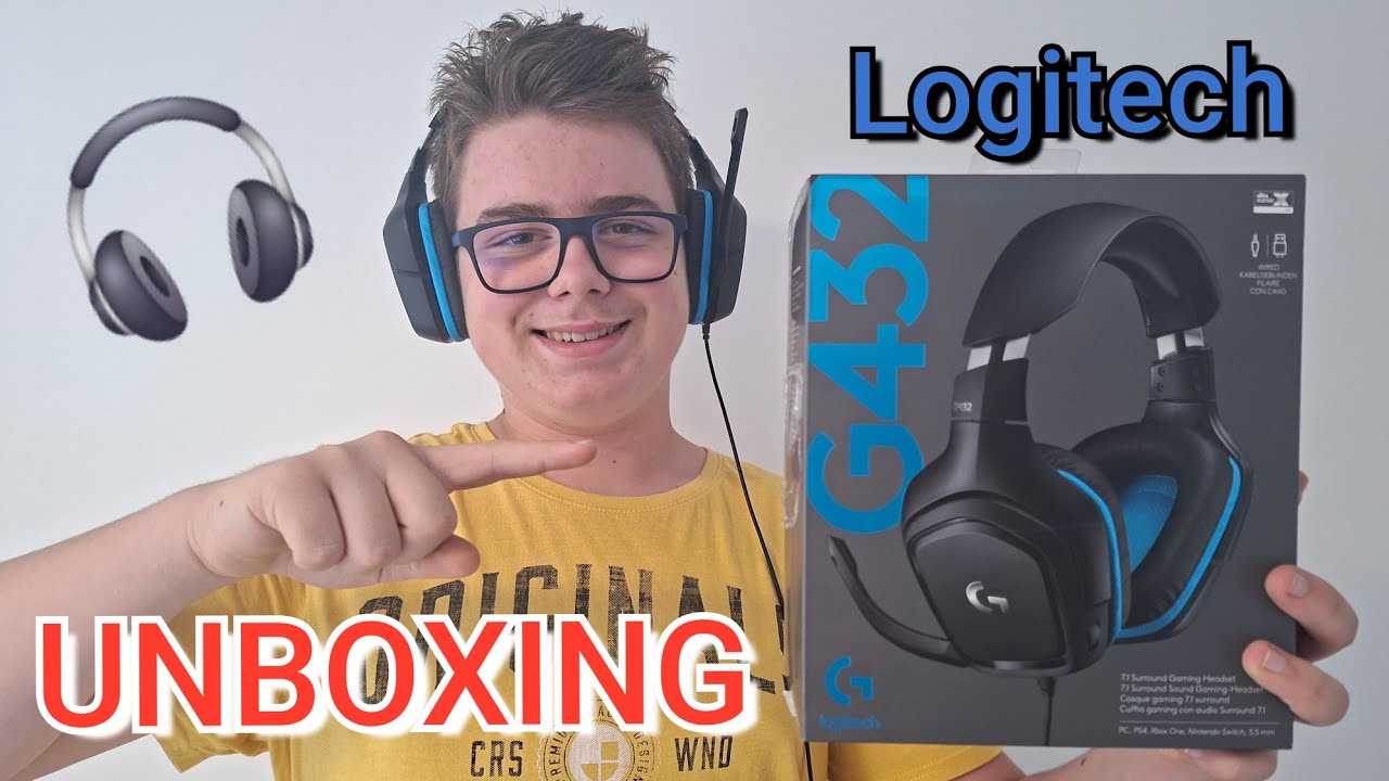 UNBOXING LOGITECH SLUŠALK G432 (Unboxing vlog 3) #vlog