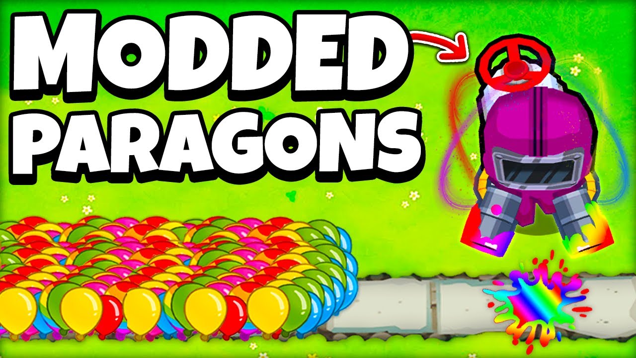 100x Bloons против Modded Paragons (Bloons TD 6)