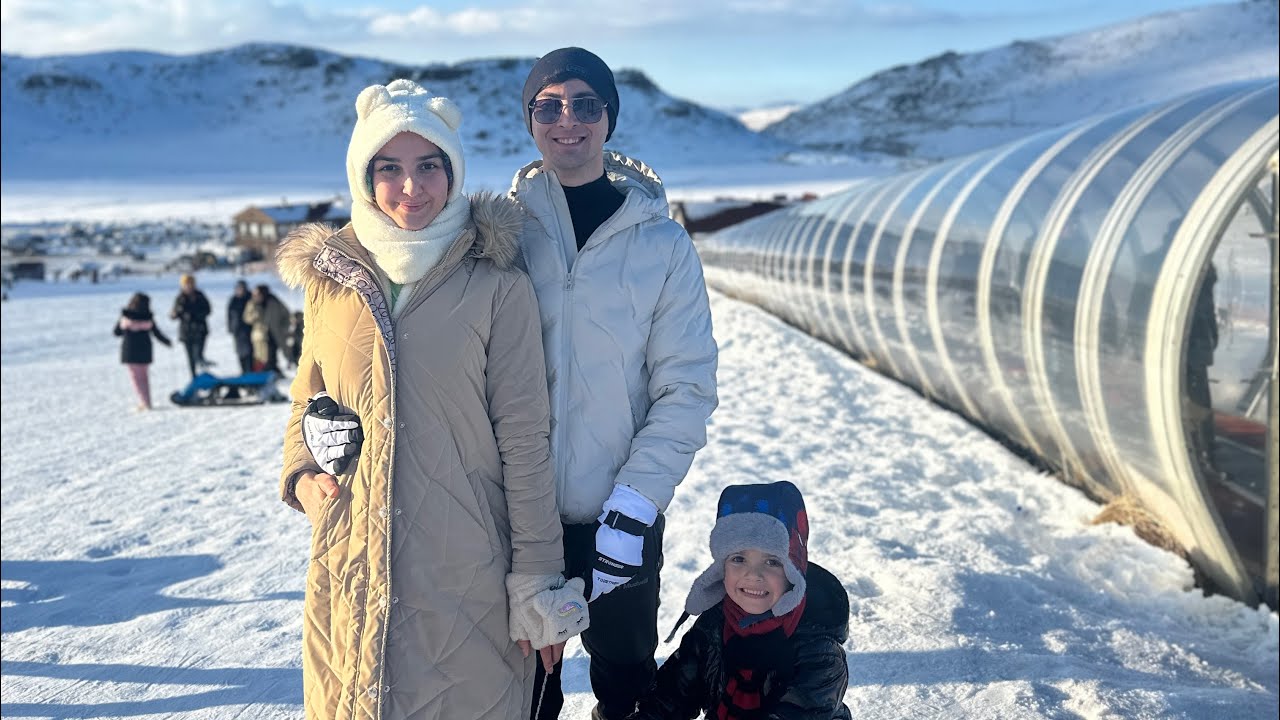 Uzuuun zaman sonra #vlog çektik ☺️ Ailece keten Çimen kayak merkezine gittik ☺️