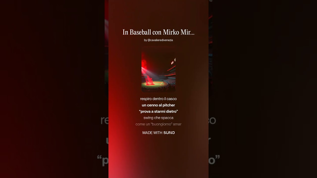 In Baseball con Mirko Mirky