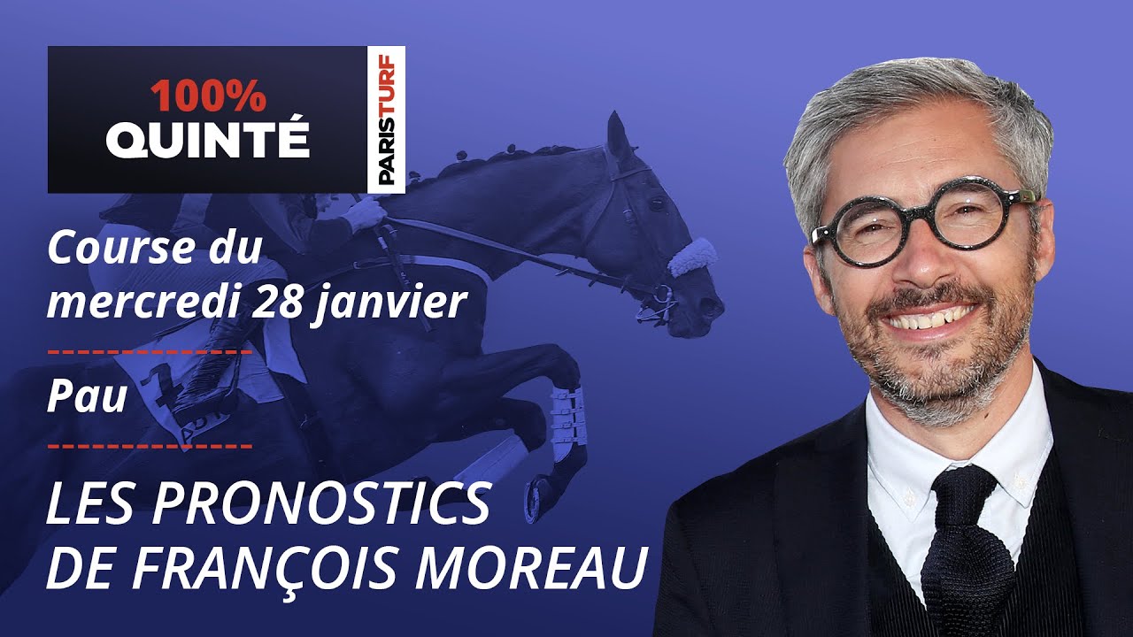 Pronostics Quinté PMU - 100% Quinté du Mercredi 28 janvier à Pau