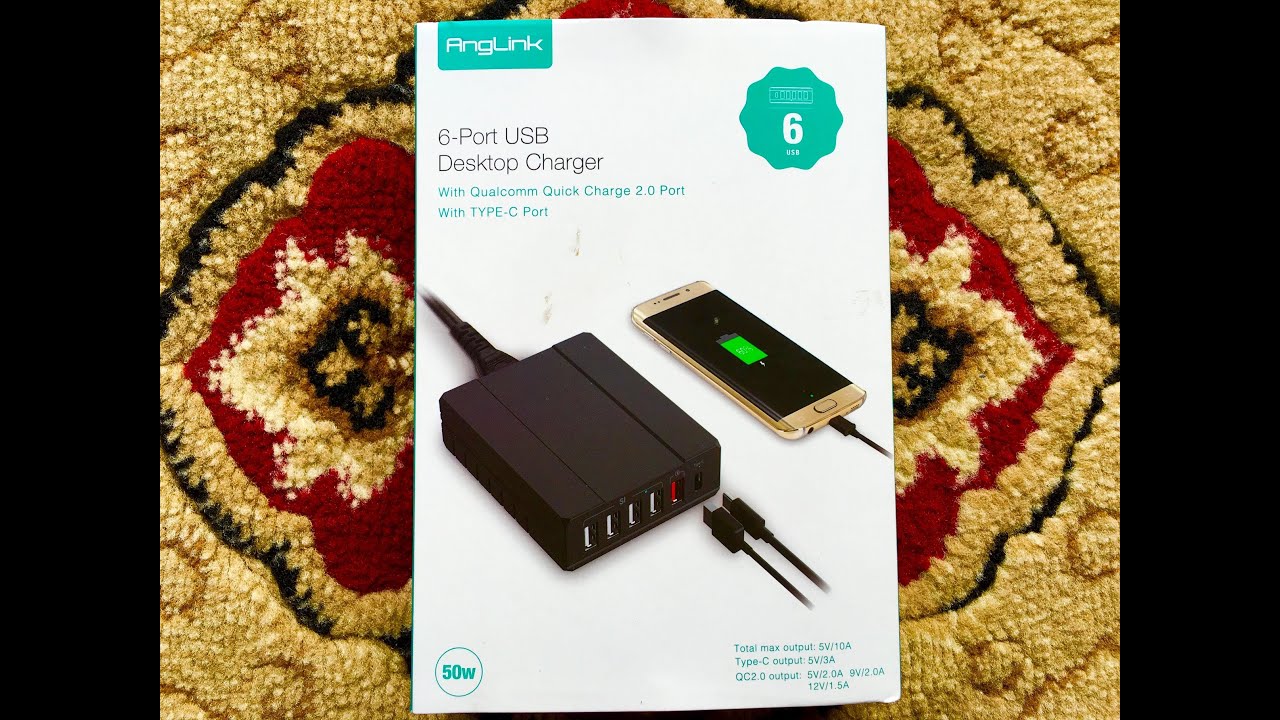 AngLink 6Port USB Desktop Charger Review