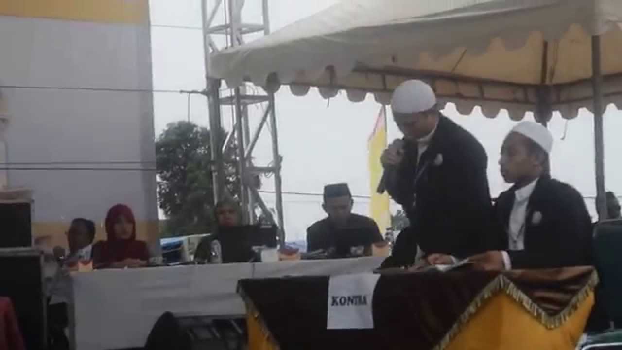 Final Debat bahasa Arab MQK Nasional di Jambi (Sesi 1), Dalwa juara 1