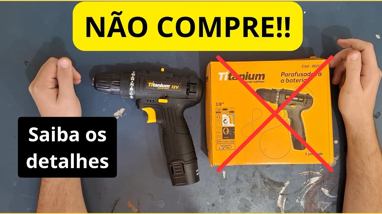 Parafusadeira Titanium 12v presta?