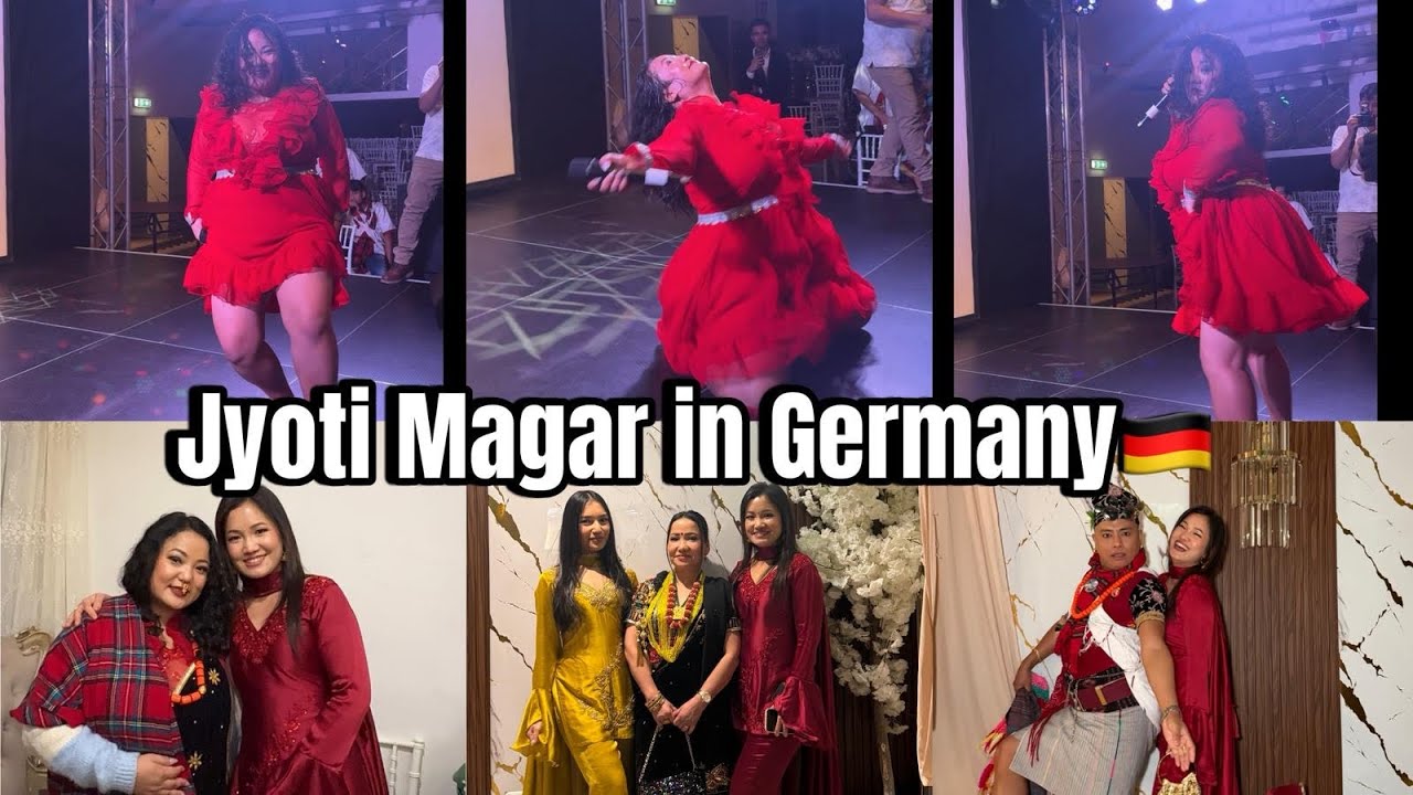 Jyoti magar ko Dhamaka in Germany😍 stage nai bhachaune dance💃 #jyotimagardance #nepaleseinhamburg