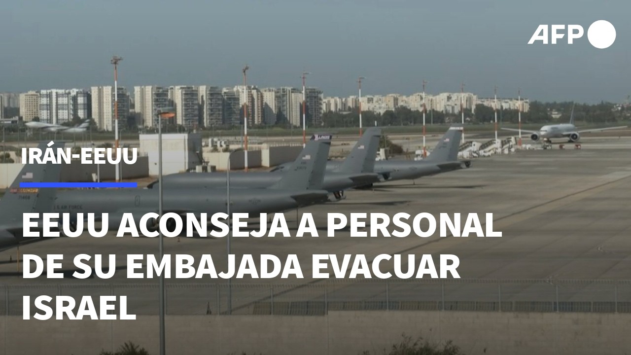 EEUU aconseja evacuar personal de Israel en medio de tensión con Irán | AFP