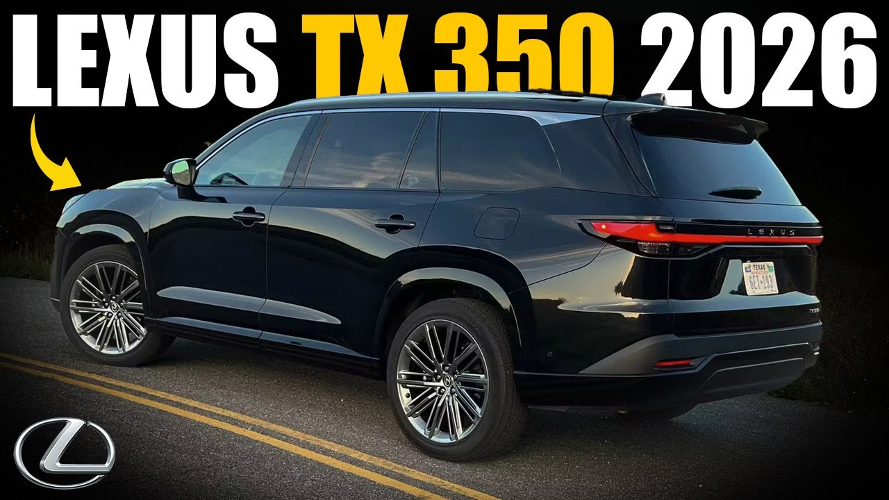Lexus TX 350 2026 года: лучший роскошный семейный внедорожник с тремя рядами сидений. Полный обзор