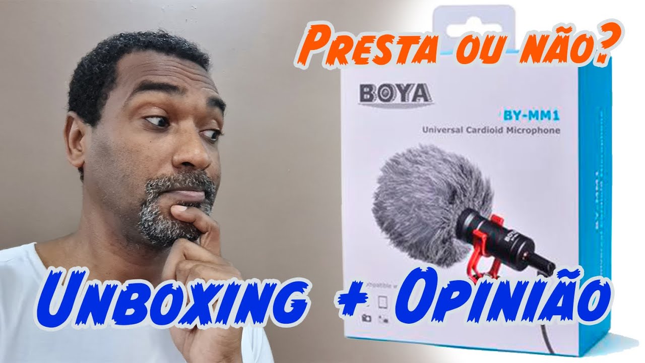 Boya by-mm1- Umboxing e dicas